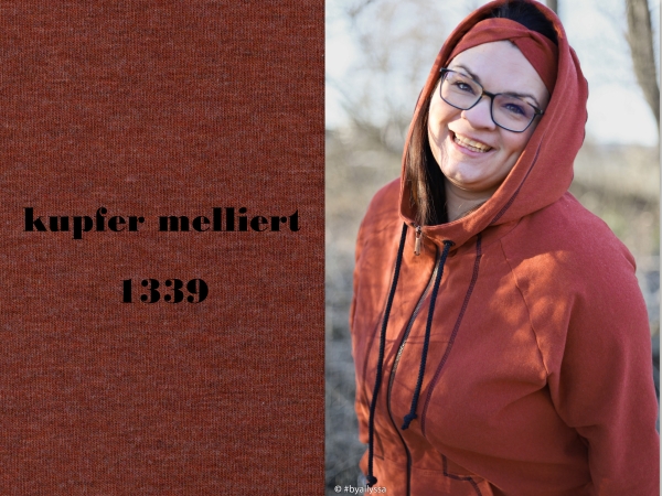 Sweat Uni - Eike - kupfer melliert